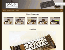 Tablet Screenshot of danteconfection.com